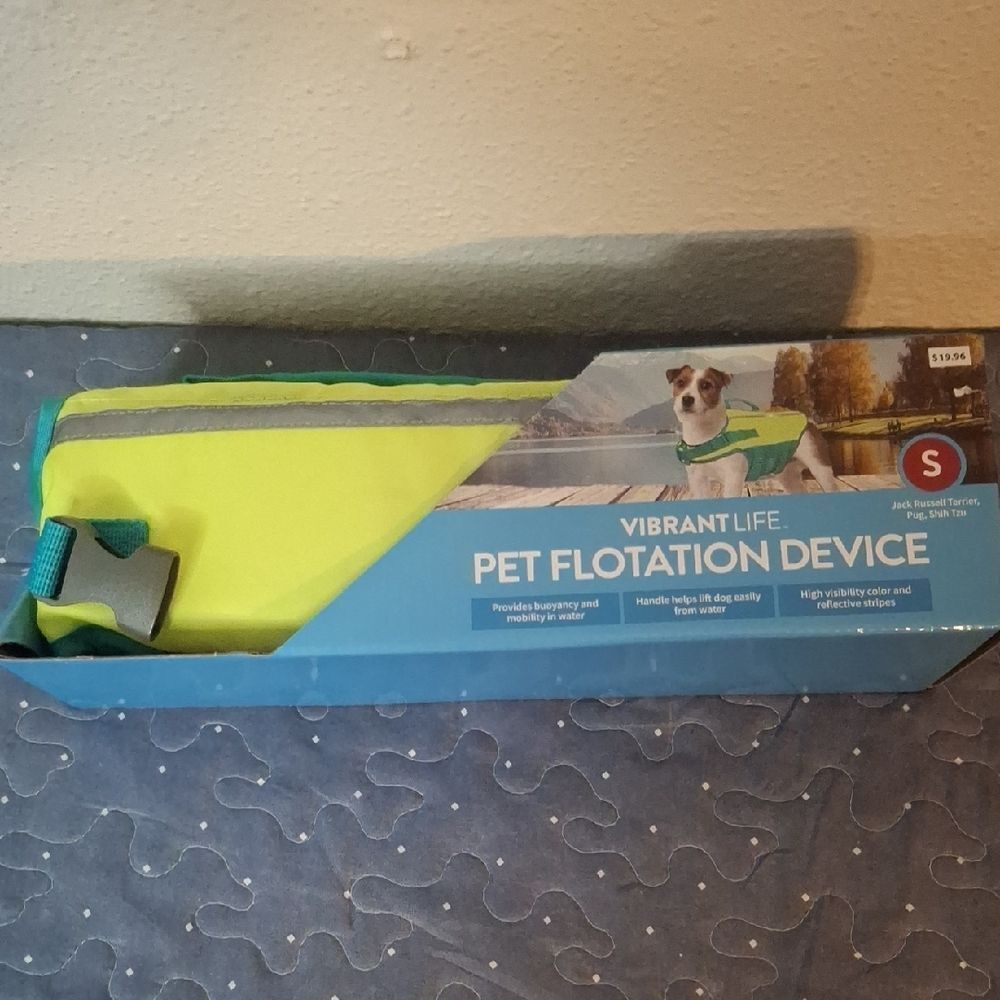 Vibrant Life Pet Flotation Device - Small New